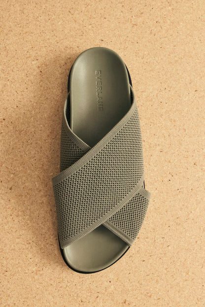 The ReKnit Form Crossover Sandal | Seagrass
