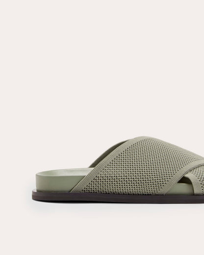 The ReKnit Form Crossover Sandal | Seagrass